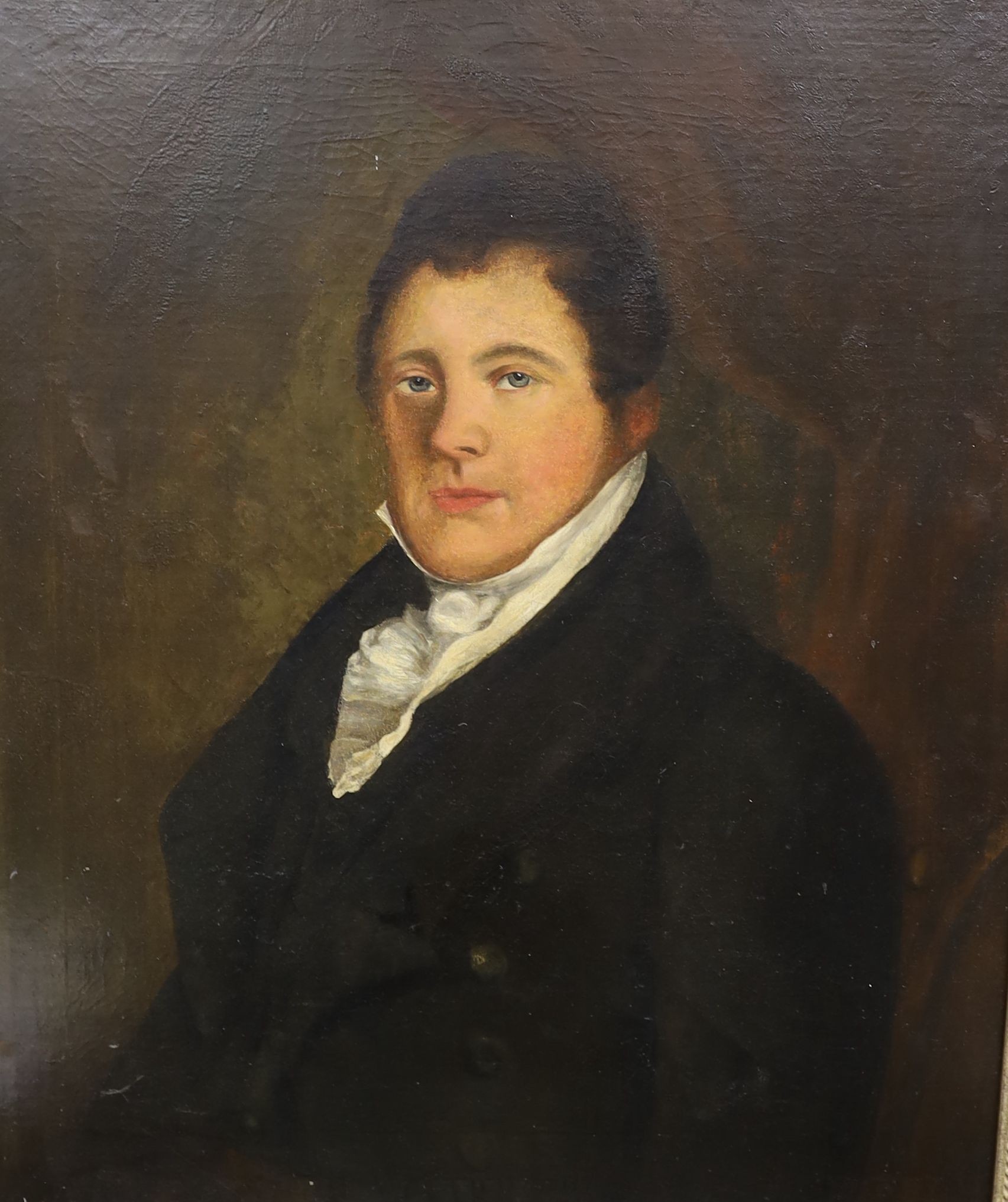 Early 19th century Irish School, oil on canvas, Portrait of Joseph William Belcher of Dublin (1784-1865), 73 x 61cm